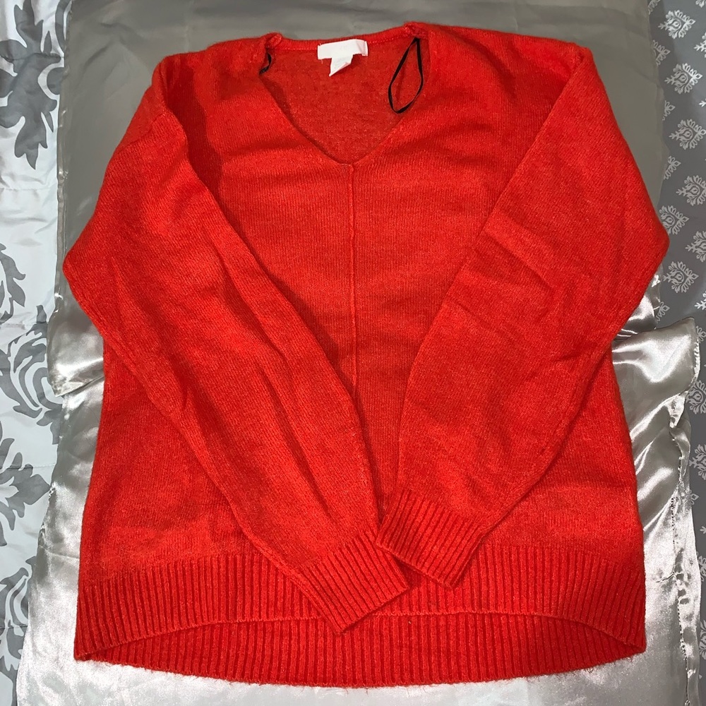 Orange Sweater